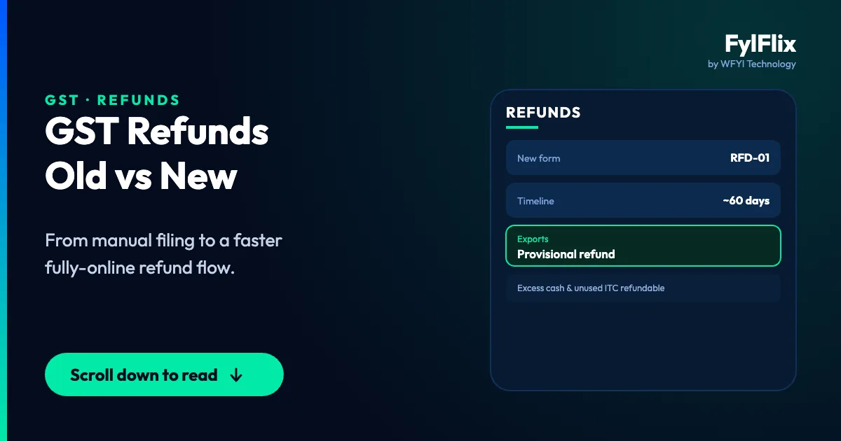 GST Refunds: Old vs. New Systems Compared