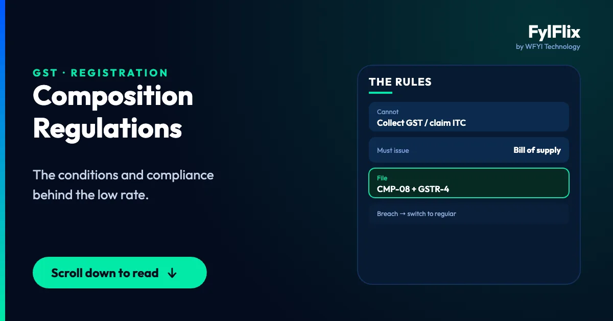 Understanding GST Composition Scheme Regulations