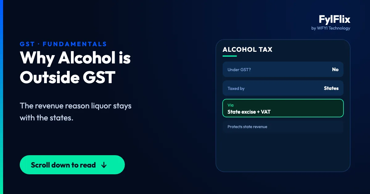 Why Alcohol is Excluded from GST