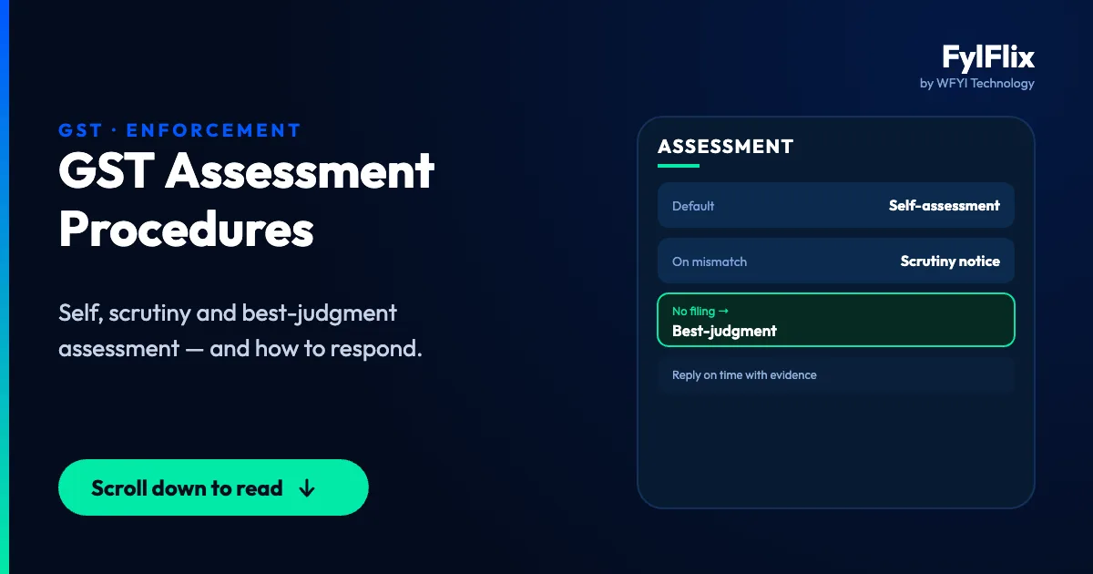 GST Assessment Procedures in India: A Guide