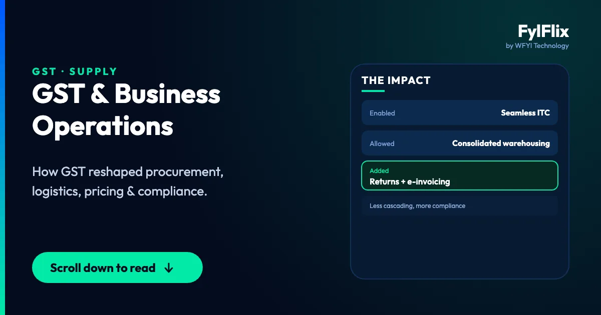 GST Impact on Business Operations