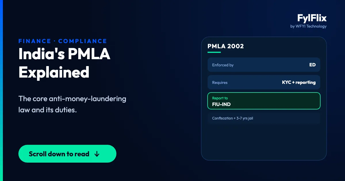 India’s PMLA: Anti-Money Laundering Act Guide
